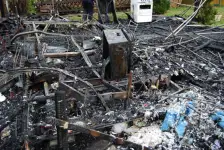 Campingwagenbrand in Düshorn