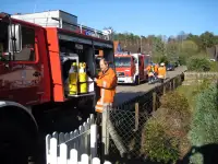 Küchenbrand in Düshorn