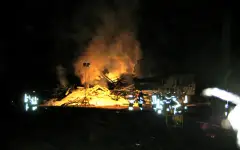 Scheunenbrand in Krelingen