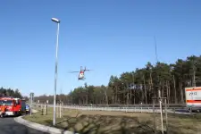 Vollsperrung A7 nach LKW Unfall