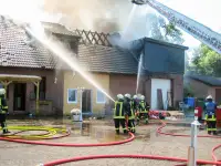 Gebäudebrand in Hodenhagen