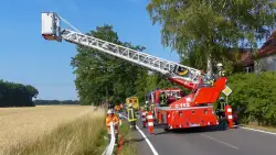 Gebäudebrand in Düshorn