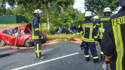 Schwerer Verkehrsunfall in Westenholz