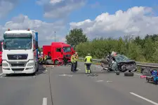 Zwei Tote bei Verkehrsunfall auf der A7
