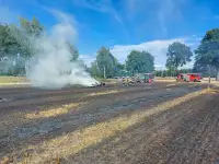 Schnell reagiert beim Stoppelfeldbrand