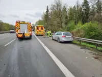 BAB7: PKW-Unfall bei Spurwechsel