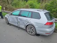 BAB7: PKW-Unfall bei Spurwechsel