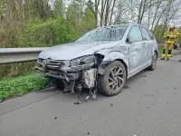BAB7: PKW-Unfall bei Spurwechsel