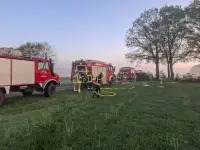 Strohballenbrand in Krelingen