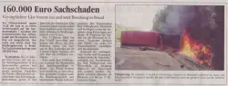 160.000 Euro Sachschaden