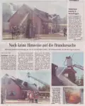 Wohnhaus brennt in Hodenhagen