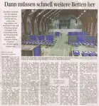 Dann müssen schnell weitere Betten her