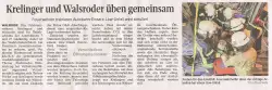 Krelinger und Walsrode übern gemeinsam