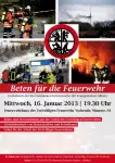 Ankündigung für Gebetsabend am 16.01.2013