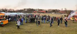 Osterfeuer 2018 bei schönstem Wetter