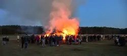 Osterfeuer 2018 bei schönstem Wetter
