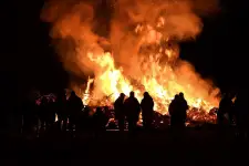 Osterfeuer 2018 bei schönstem Wetter