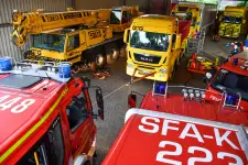 LKW-Rettung - Training mit den Nachbarn