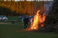 Osterfeuer 2022 - Voller Erfolg nach zwei Jahren Zwangspause