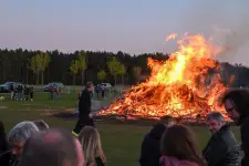 Osterfeuer 2022 - Voller Erfolg nach zwei Jahren Zwangspause