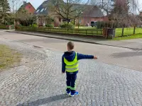 Parkplatzeinweisung beim Feuerwerk der Turnkunst