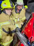 TH: PKW-Rettung mit Crossrammer