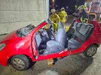 TH: PKW-Rettung mit Crossrammer